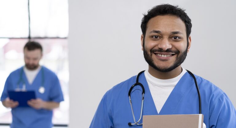 nurses-getting-ready-work-day